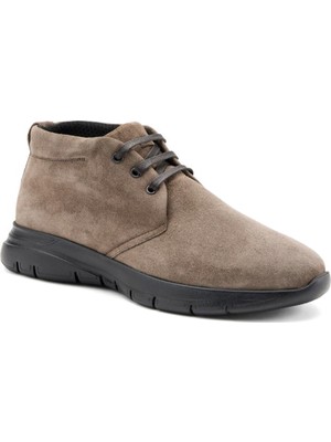 Frau Erkek Bot 09A2 Frau Waxy Desert Boot Visone (Dark Beige)