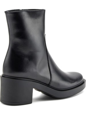 Frau Kadın Bot 80L7 Frau Seta Boot With Heel Nero