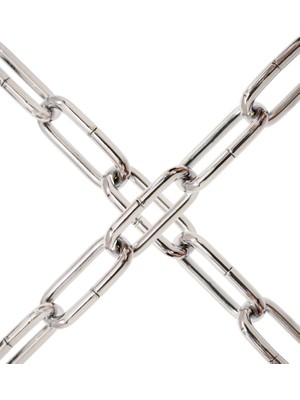 Etsylight Avize Zinciri, Metal Zincir, Toptan Zincir ( 5 Metre ) Nikel Renk