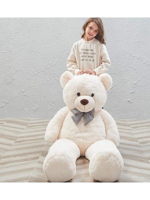 Sevgiliye Özel- Papyonlu 140 Cm Dev BOY Sevimli Peluş Koca Ayı - % 100 Yerli, Pelüş Ayıcık