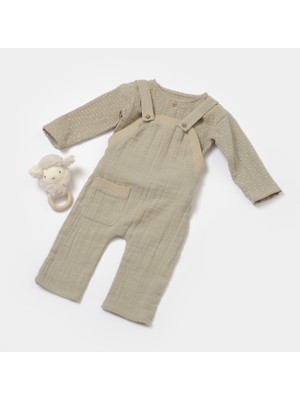 Baby Cosy Müslin Long Sleeve T-Shirt & Salopet Set