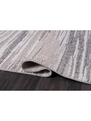 Anatolian Carpet Store Carina 8340G Gri-Beyaz Dekoratif Makine Halısı