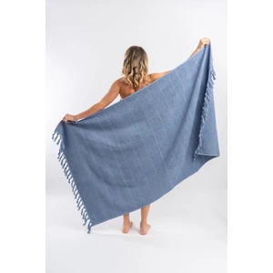 Cotton Therapy 100 x 170CM Büyük Plaj Banyo Duş Havlusu Saçaklı 100% Pamuklu