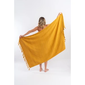 Cotton Therapy 100 x 170CM Büyük Plaj Banyo Duş Havlusu Saçaklı 100% Pamuklu