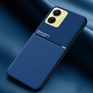 Vivo Y16 Uyumlu Kılıf Zebana Design Silikon Kılıf Mavi