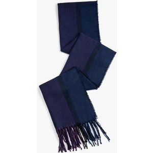 Çizgili Atkı Püskül Detaylı