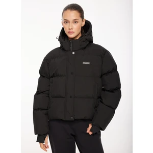 Discovery Expedition Siyah Kadın Kapüşonlu Kapitone Mont D3WL-MNT6