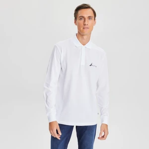 Nautıca Erkek Beyaz Classıc Fıt Uzun Kollu Polo KE37400T.1BW