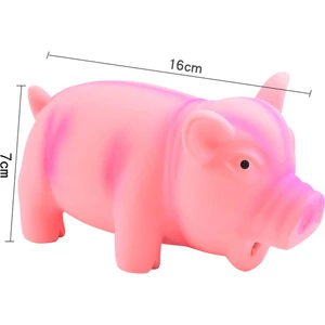 Pembe 1 Adet Sevimli Kauçuk Ses Domuz Grunting Squeak Lateks Pet Çiğnemek Oyuncaklar Köpek Squeaker Çiğnemek Eğitim Köpek Malzemeleri Evcil Hayvan Ürünleri (Yurt Dışından)