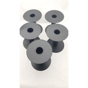 5 Adet Siyah Boş Makara Dış Çap 10,5 Cm, Iç Çap 3 cm , Uzunluk 12 cm