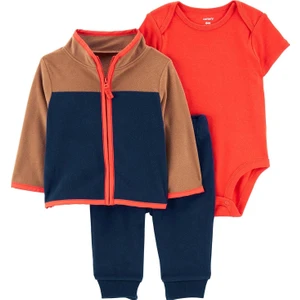 Erkek Bebek 3'lü Hırkalı Set 1P824410