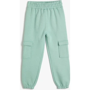 Basic Jogger Eşofman Altı Cep Detaylı Beli Lastikli Şardonlu