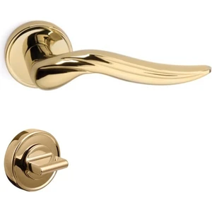 Arel Rozetli Kapı Kolu Altın Renk Wc