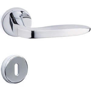 Supra Rozetli Kapı Kolu Krom Renk Oda