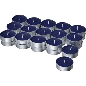 Kokulu Tealight Mum, Koyu Mavi, 3.5 Saat, Kopparlönn