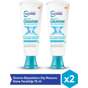 Promine Diş Macunu Nane Ferahlığı 75 ml 2 Adet