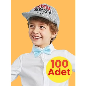 Mood Agenda Erkek Çocuk Saten Papyon 100 Adet