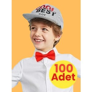 Mood Agenda Erkek Çocuk Saten Papyon 100 Adet