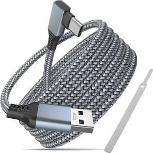 Meta Quest Sanal Gerçeklik Gözlüğü için Link Kablosu 1/2/3/Pro/Pico Uyumlu 3.2 Hızlı Data Kablosu 5m – G
