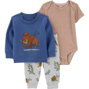 Erkek Bebek 3'lü Hırkalı Set Mavi 1P824710