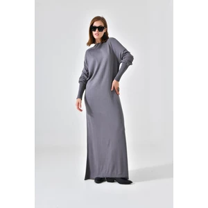 FTZ Women Kadın Düz Basic Tunik  Gri 20677