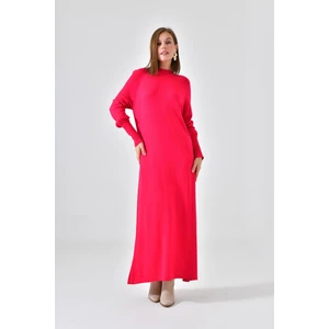 Ftz Women Kadın Düz Basic Tunik Fuşya 20677