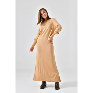 Ftz Women Kadın Düz Basic Tunik Bisküvi 20677