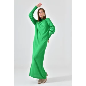 FTZ Women Kadın Düz Basic Tunik  Yeşil 20677