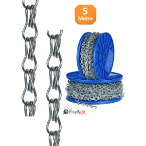Avize Zinciri, Floresan Zinciri, Metal Sepet  Zinciri-Fabrika Satış- 5 Metre