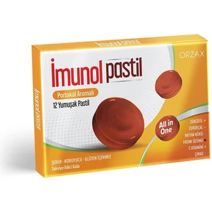 Imunol Pastil Portakal 12'li