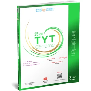 ÜçDörtBeş Yayınları TYT Fen Bilimleri 25 Deneme GÜNCEL BASKI