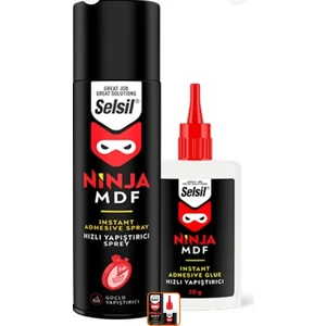Ninja Selsil Mdf Hızlı Yapıştırıcı 200 Ml+ 50