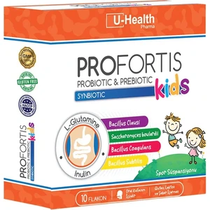 U-HEALTH PHARMA Profortıs Kıds Probıotıc&prebıotıc Synbıotıc 10 Flakon