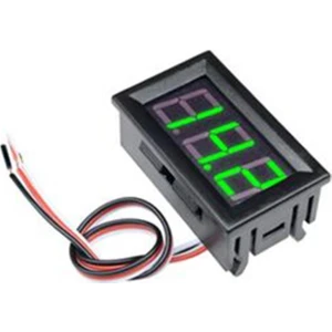 0.56 inç 0-100V 3 Kablolu DC Yeşil Voltmetre