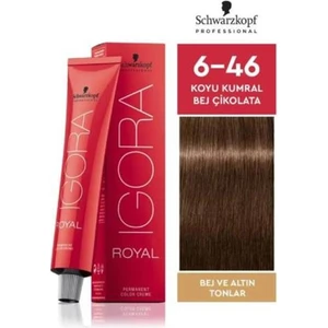 Igora Royal 6-46 Koyu Kumral Bej Çikolata Saç Boyası 60ml