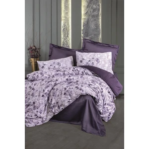 Cotton Box Saten Çift Kişilik Nevresim Takımı Willow Mor