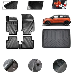 Opel Crossland Üst 2024 Model 4d Bagaj Paspas Set