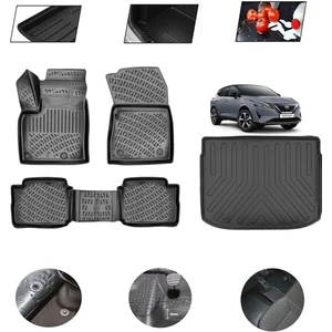 Nissan Qashqai E-Power Üst 2025 Model 4d Bagaj Paspas Set