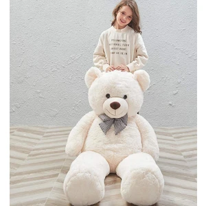Sevgiliye Özel- Papyonlu 140 Cm Dev BOY Sevimli Peluş Koca Ayı - % 100 Yerli, Pelüş Ayıcık