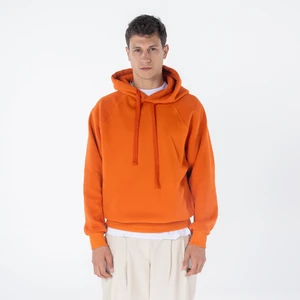 Friday Offset Pina Erkek Turuncu Kapüşonlu Oversize Sweatshirt Hoodie