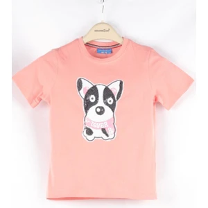 Alexander Gardi Pul Payet Köpek Desenli Çocuk T-Shirt (C22-90600)