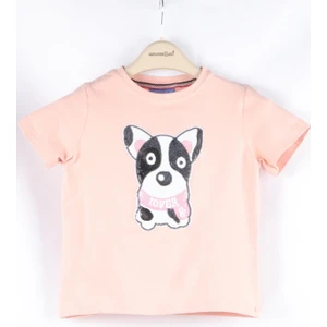 Alexander Gardi Pul Payet Köpek Desenli Çocuk T-Shirt (C22-90600)