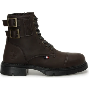 U.S. Polo Assn. Petros 3pr Kahverengi Erkek Biker Bot