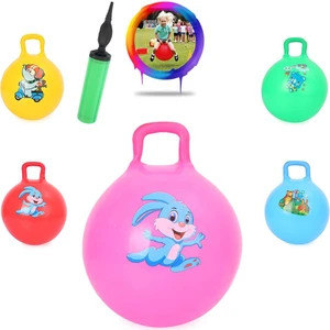 Masho Trend 90 kg Zıp Zıp Kanguru Top + Pompa - Çocuk Pilates - Çocuk Plates - Aktivite Oyuncak