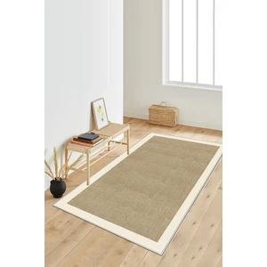 Lavita Home Dijital Baskı Yıkanabilir Kaymaz Bej Salon Halısı Mutfak Halısı Yolluk ve Paspas