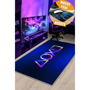 Lavita Home Makinede Yıkanabilir  Kaymaz Taban Dijital Baskı Gamer Oyun Halısı  Çocuk Odası Halısı