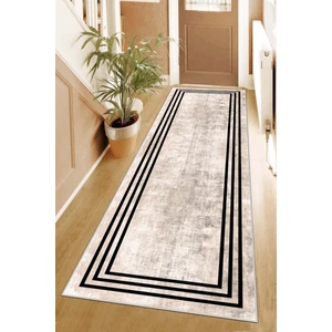 Lavita Home Makinede Yıkanabilir Kaymaz Leke Tutmaz Modern Bej Kesme Yolluk Mutfak Yolluk Halı Yolluk