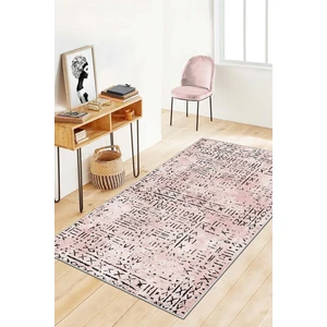 Lavita Home Dijital Baskı Yıkanabilir Kaymaz Pudra Salon Halısı Mutfak Halısı Yolluk ve Paspas