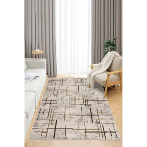 Lavita Home Dijital Baskı Yıkanabilir Kaymaz Bej Salon Halısı Mutfak Halısı Yolluk ve Paspas