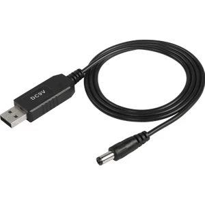 USB 5V - Dc 9V Dönüştürücü Volatj Yükseltici Güç Kablosu USB - 5.5mm x 2.5mm Dc Güç Kablosu